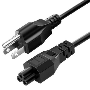 Imagem de QYD Cabo De Alimentação Mickey Mouse 4 Pés, 250 V, 10 A, Ca 3 Pinos Para Laptop, Notebook, Tv Lcd Led Smart Lg, Monitor, Impressora Epson, Pacote Com 1 Unidade