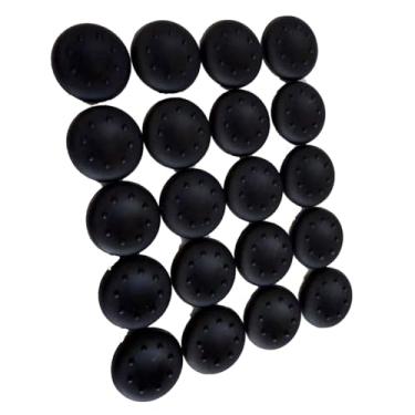 Imagem de UPONEW 20 Peças De Capas Silicone Para Controle Joystick, Substituição Tampas Ps3/Ps4/Ps5 (Preto)