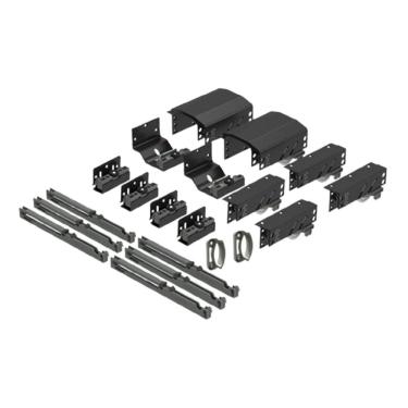 Imagem de Kit Rodízio Sistema Dominus Para 3 Portas Rometal