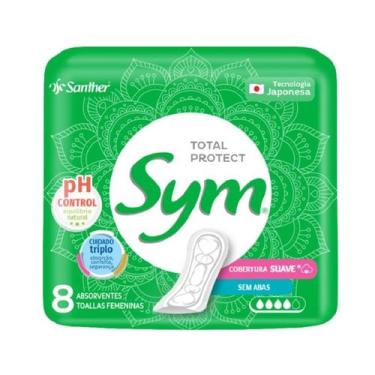 Imagem de Absorvente Sym Total Protect Sem Abas 8 unidades Suave