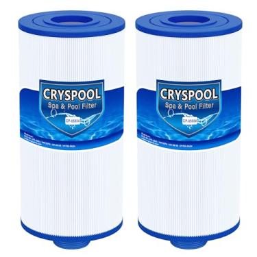 Imagem de Cryspool® Filtro 05004 compatível com 5CH-45, FC-2401, PFF50P4, Baleen AK-90108, PFF50-PAD4, PFF50P, cartucho de filtro de spa de 45 metros quadrados, pacote com 2