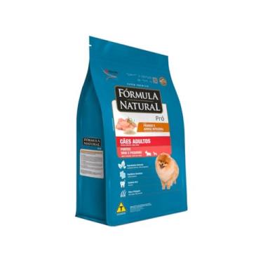 Imagem de Fórmula Natural Super Premium Pró Cães Adultos Portes Mini E Pequeno Sabor Frango E Arroz Integral 20kg