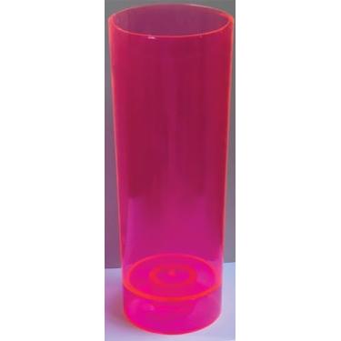 Imagem de Copo Long Drink Acrílico 350 ml com LED (Rosa)