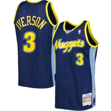 Imagem de Regata NBA Denver Nuggets Allen Iverson Mitchell & Ness Hardwood Classics-Masculino