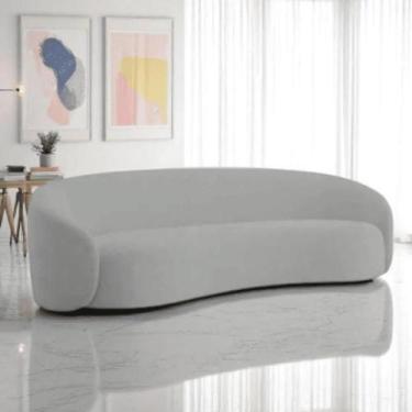 Imagem de Sofá 3 Lugares Orgânico Luxo Recepção Sala de Estar e TV Amore 200cm B