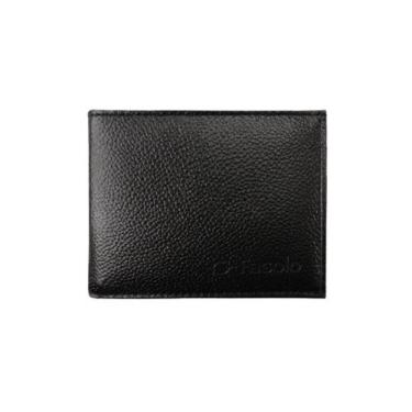 Imagem de Carteira Masculina Couro Legitimo Fasolo, Preto