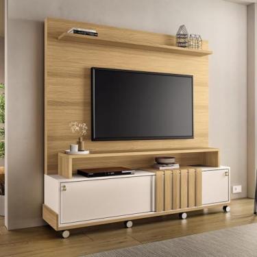 Imagem de Estante Home para TV até 65 Polegadas 2 Portas de Correr com Rodízios Bold HB Móveis