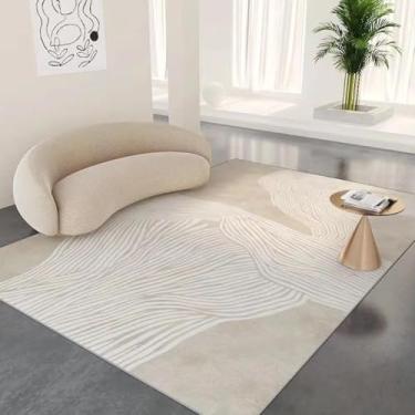 Imagem de Tapete grande para sala de estar, macio e confortável, decoração para quarto, sofá, mesa, tapete lavável (300x400 cm/sem fiapos - 7)