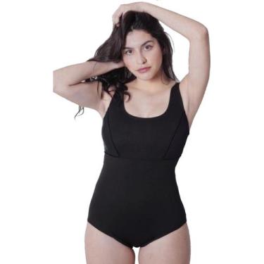 Imagem de Maiô de Natação Convencional - Lupis, Preto, G (65 a 75 kgs)