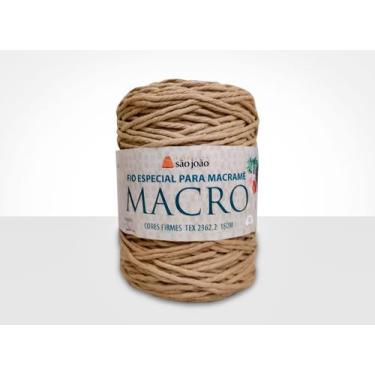 Imagem de Fio Especial p/ Macramê Macro - TEXTIL SÃO JOÃO, RÁFIA AM01