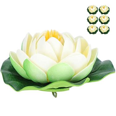 Imagem de Tbest 6 PCs Pequenos Loter Plástico ERS Simulação Multicolorida para Rium Lago