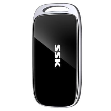 Imagem de SSK Disco rígido externo SSD de 8 TB, unidade SSD portátil de até 2000 MB/s, unidades de estado sólido externas USB 3.2 Gen2X2 para iPhone 15/16 Pro, Mac, telefone OTG, laptops com indicador LED