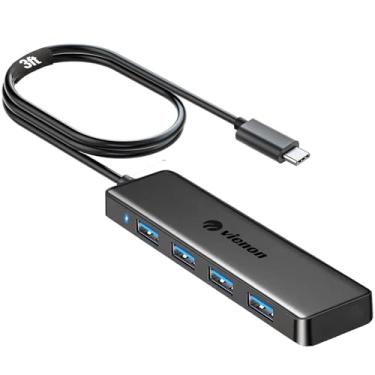 Imagem de Hub USB C, hub VIENON 4 portas USB C divisor USB extensor USB para laptop de porta C, iMac Pro, MacBook, iPad Pro, Dell, Acer, HP, ASUS, impressora, câmera, keyborad, mouse etc