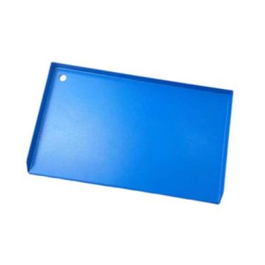 Imagem de IEUDNS Painéis laterais de mesa de passar roupa Acessórios de ferro Suporte prático de metal, fácil de limpar Suporte de tubo elegante Placa de colocação