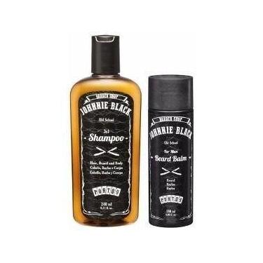 Imagem de Kit Shampoo 3x1+ Condicionador Johnnie Black Barbearia Barba - Tacolan