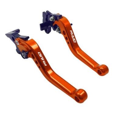 Imagem de Manete Esportivo Pro Ruud Yes 125 Intruder 125 Gsr 125 150i, Laranja