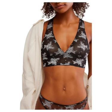 Imagem de Free People Talk About It feminino nadador, Combo preto, PP