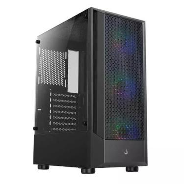 Imagem de GABINETE RISE MODE WAVE Black 3 FANS - RM-WA-FB-ARGB