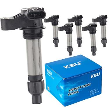 Imagem de Conjunto de 6 bobinas de ignição para Buick Enclave Cadillac SRX STS ATS CTS Chevy Malibu Impala Traverse Pontiac Saab Saturn CamaroOutlook Suzuki GN10494 D515C UF569 C1555KSU 6PCS ksu09-86