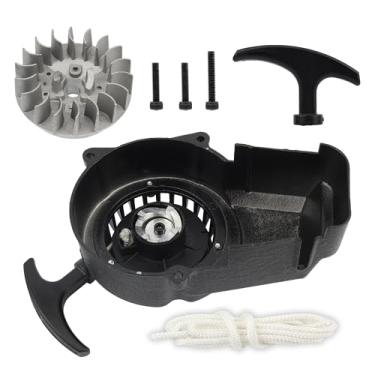 Imagem de PowerMotor Kit universal de liga de arranque de recuo com substituição de roda livre para refrigerador de motor de 2 tempos SSR SX50 43cc 47cc 49cc 50cc mini bolso Dirt Pit Bike Scooter ATV Quad 4
