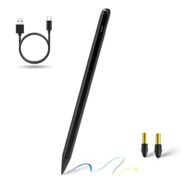 Imagem de Pencil A8 para Apple Pencil Usbc carregamento rápido, iPad mini lápis magnético com rejeição de palma, caneta Stylus para iPad mini 6, iPad A16/10/9 gerações, iPad Air 6th/11/33.0 cm, iPad Pro 11/12.9