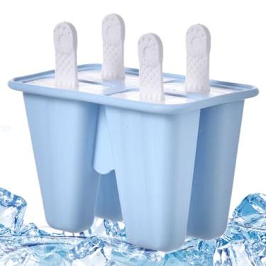 Imagem de Molde de sorvete – Máquina de picolé de fácil liberação – Ferramenta reutilizável de várias cavidades para bolos, molde para adolescentes e crianças, palitos de iogurte, pirulito, lanches