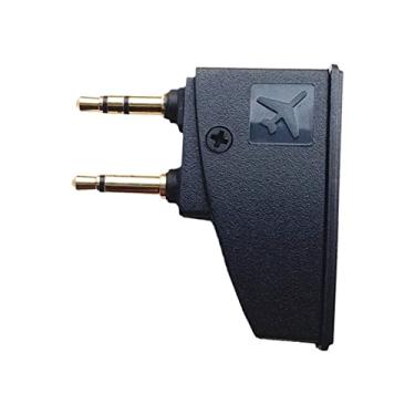 Imagem de Adaptador de fone de ouvido de avião QC15 compatível com Bose 700 QuietComfort 2 QC3 QC45 QC35 QC35ii QC15 QC25 QC20 NC700 SoundLink SoundLinkII AE2 AE2i AE2W e mais fones de ouvido, banhado a ouro