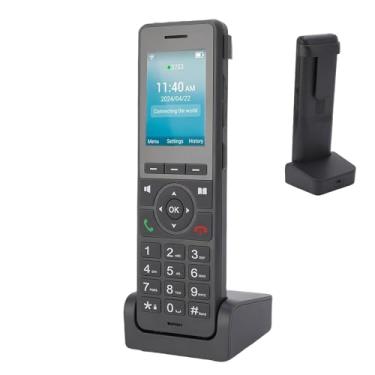 Imagem de GOWENIC Telefone Sem Fio 4G VOLTE, Telefones Sem Fio Com Wifi e Bt para VoIP Dect, Aparelho Com Tela Grande e Botões Grandes, Telefone Sem Fio Com Tela Colorida de 2,4 Polegadas