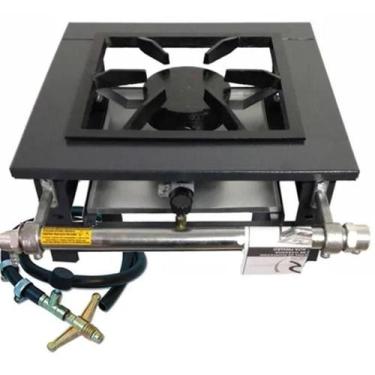 Imagem de Fogão Industrial de Mesa 1 Boca MR Fogões 30x30 Alta Pressão