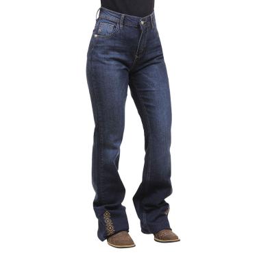 Imagem de Calça Jeans Feminina Bordada com Elastano Miss Me 38143