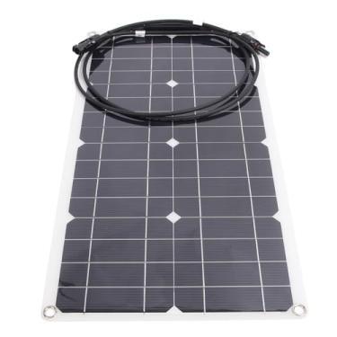 Imagem de Luocute Kit de Carregador de Bateria Solar de 25W de 16W de 16V de Grade, Painel Solar de Impermeabilização Flexível para Barco Marítimo de Carros, Carregador de Painel Monocristalino