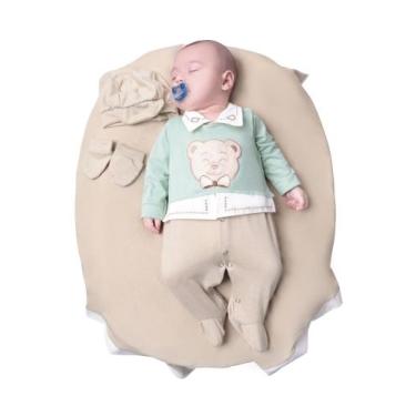 Imagem de Saída Maternidade Menino Noah 4 peças Roupas de Bebê - João e Maria En