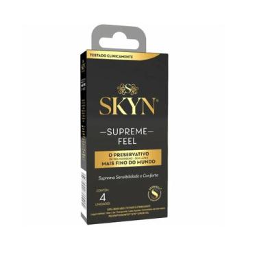 Imagem de Preservativo Skyn Supreme Feel Mais Fino do Mundo 4 Un - Blowtex