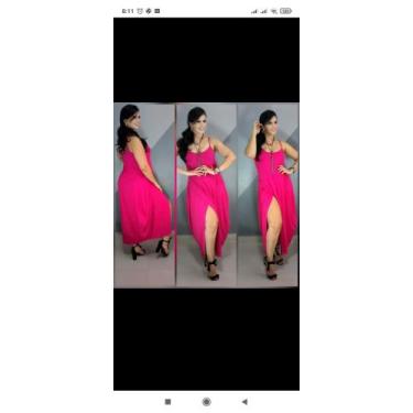 Imagem de Vestido Saruel envelope  sem  bolso - Neide modas, Pink, P