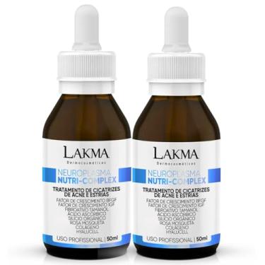 Imagem de Kit 2 Neuroplasma Nutri Complex 50ml Tratamento de Cicatrizes de Acne e Estrias Lakma