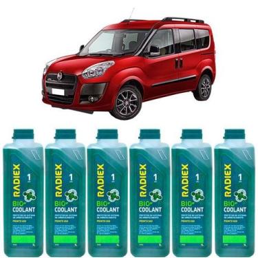 Imagem de Kit aditivo radiador bio coolant pronto para uso verde - fiat doblo - 