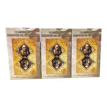 Imagem de Kit 3 O Baralho Da Vó Cigana 36 Cartas Plast Man