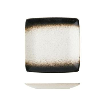 Imagem de Prato quadrado quadrado de cerâmica para casa japonesa retro ideas-sesame -20.3 cm