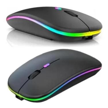 Imagem de Mouse Sem Fio Óptico 3200Dpi Usb Wireless 2.4Ghz - Mouse Sem Fio Recar