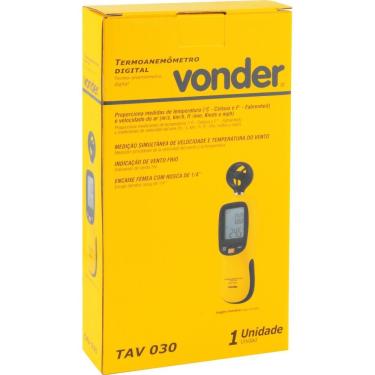 Imagem de Termoanemômetro Digital Tav 030 Vonder