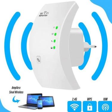 Imagem de Repetidor Wireless Wifi Sinal Potente Amplificador Extensor - WP LINK