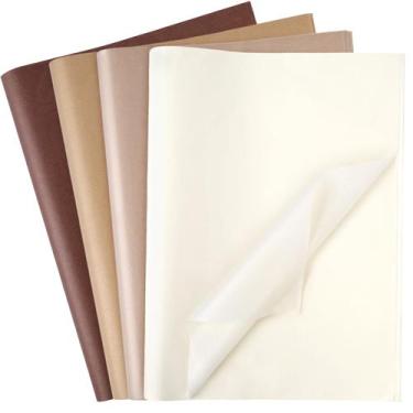 Imagem de Papel de seda Koogel 112 folhas, 50x35cm, embrulho de presente marrom