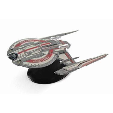 Imagem de Eaglemoss Collections USS Shenzhou NCC-1227, Kit de Modelo Nave Espacial, 20 cm, Colecionável de Ficção Científica Detalhada, Multicolorido, Metal Fundido, 14+ Anos