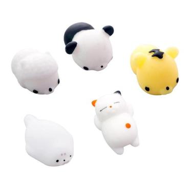 Imagem de 5pack Cute Animal Toys Conjunto de alívio de estresse Slow Rising Fidg