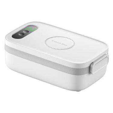 Imagem de IEUDNS Lancheira elétrica aquecedora de alimentos 1000 ml reutilizável hermética portátil caixa de recipiente de armazenamento de alimentos para