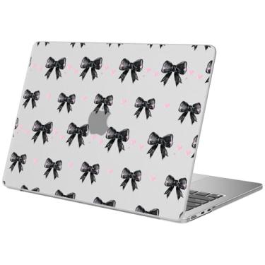 Imagem de BlHMCASE Compatível com MacBook Pro 14 polegadas 2025-2021 M4 M3 M2 M1 A3112 A3185 A3401 A2918 A2992 A2779 A2442, capa rígida protetora de coração bonito para Mac Pro 14