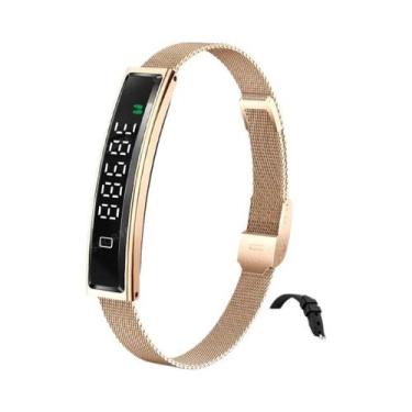 Imagem de Pulseira Inteligente Esportiva À Prova d'Água Com Controle Por Gestos,