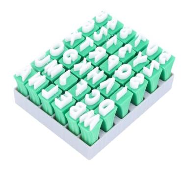 Imagem de SPYMINNPOO Carimbos de Alfabeto de Argila Conjunto de Selos, Fácil de Usar, Artesanato de Economia de Tempo, Resultados de Qualidade Profissional Com Impressão Nítida, Possibilidades Criativas para Presentes Personalizados, Decoração de Casa,