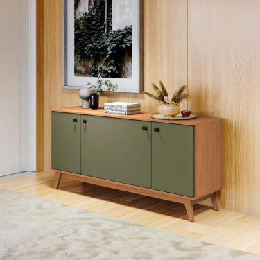 Imagem de Aparador Kappesberg 4 Portas Canela-verde Frevo 156cm