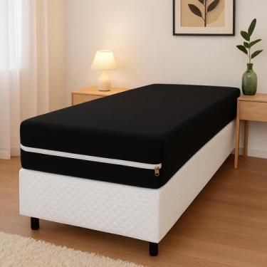 Imagem de Capa Para Colchão Malha Gel Solteiro Com Zíper Luxuosa - BOB SHOP BORD